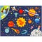 KC Cubs: Educational Rug: Solar System Map - 5x7' Playmat - Interactive Outer Space Play, Activity Area Carpet, Bedroom-Classroom, Baby-Toddler-Kids